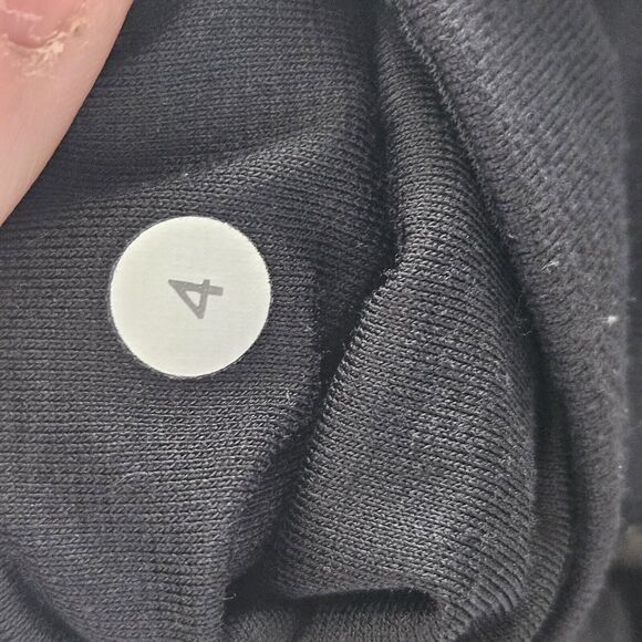 Lululemon 4 Wunder Under Crop Leggings Athletic Yoga Herringbone Gray Luon - Picture 6 of 12